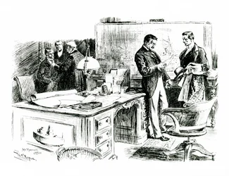 Il senatore Lodge e il sottosegretario di Stato nell